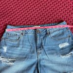 Forever 21  Boyfriend Distressed Denim Shorts | Blue | Size 28 Women’s  Photo 5