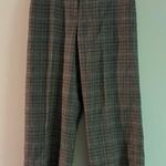 Talbots Wool Blend Plaid Trousers – Size 10P | Classic Straight Leg Photo 0