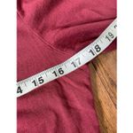 Garnet Hill  cotton wine collared ruffle blouse large Photo 8