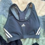 Adidas  Navy and White Sports Bra Photo 0
