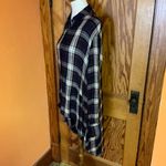 Elan  oversized ruffled flannel shirt Photo 5