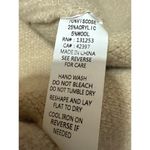 Pink Martini Stockport Womens Beige Wool Knit Long Sleeve Trench Coat Jacket XXS Photo 4