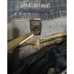 Lane Bryant  Medium Wash Mid-Rise Straight Leg Jeans Zipper Pockets Size 22 Plus Photo 4