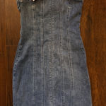Princess Polly  Houser Denim Mini Dress Photo 0