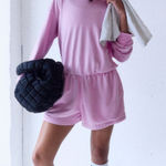 Free People NWOT  Such A Flirt Romper in Powder Pink Photo 0