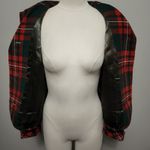 Vintage Vogue Couturier Design 60s red green plaid wool blazer size 8 Photo 7