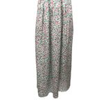 Dovima Silk Ruffle Sleeve Tie Waist Maxi Dress Size Medium Pink Photo 5