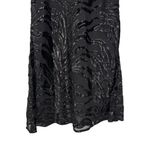 NBD  The Mira Maxi Skirt in Black size Medium NWT Sheer Abstract Burnout Print Photo 5
