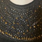 ZARA  black and gold sequins sleeveless shirt Photo 5