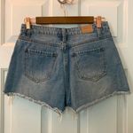 Denim Blvd  High Rise Blue Denim Distressed Jean Shorts women Photo 2