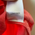 J.Jill ‎ Love Linen Sleeveless Button Down Coral Pink Top - Size S Photo 2