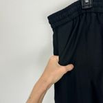 J.Crew Tall Linen Blend Slim Wide Leg Drawstring Pant Pockets Black 20 T NWT Photo 7