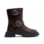 Wild Diva Biker Boots with Buckles Photo 2