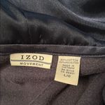 IZOD Cutest  Movement Navy Blue Velour Zip Up Tracksuit Jacket Photo 3