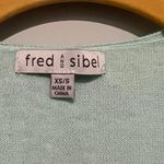 Anthropologie Fred And Sibel White Gray Blue Maxi Sweater Photo 10