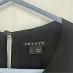 Theory  Sleeveless Mini Cocktail Dress Silk Womens 6 Black Photo 2