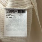 Uniqlo  NWT Cream Extra Fine Merino Wool Ribbed Turtleneck Sweater Minimalist XS Photo 4
