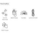 PALE Women’s Silver Sun HEMATITE Lightweight Traction Sport Sneakers Size 7 NEW Photo 6