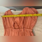 Aila Blue  Carlyle Dress Blush Tie Front Sleeveless Size XS *READ SPOT Photo 5