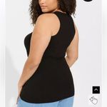 Torrid  Super Soft Rib Flower O-Ring Tank Top W1349 Plus Size 6X Photo 3