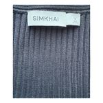 Jonathan Simkhai Women's Knit Black Melody Mini Dress Size Medium Photo 5