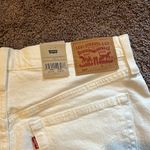 Levi's Levi’s distressed pearly whites mid rise denim shorts NWT Photo 4