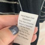 CAbi  Black, Cream, & Tan Striped Button Cardigan with Ruffled Collar Photo 7