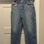 Hudson Jeans Hudson Noa Wide Leg Jeans Medium Wash Women's size 32 High Rise Stretchy Cropped Photo 0