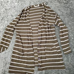 Socialite  Striped Knit Button Front Cardigan Photo 0