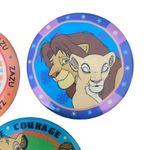 Disney Vintage 90s Lion King Pins Buttons Zazu Simba  Pinback Photo 3