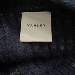 Varley  Albion Knit Dalmatian Sweater Navy Blue Ribbed Pullover Size M Photo 7