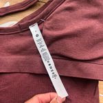 Lululemon New Ebb To Street Tank Top Size 4 Smoky Red Photo 5