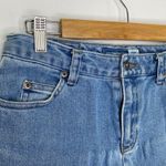 Liz Claiborne  Vintage Light Blue Denim Cut-Off Shorts Women's Size 2 Petite 2P Photo 4
