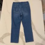 White House | Black Market The Slim Crop Denim Jeans Womens 8 High Rise Light Blue Photo 6