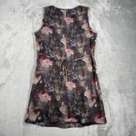 Molly Malloy Dress Womens 12 Black Pink Dark Floral Grunge Cottagecore Vintage Photo 2