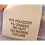 Dana Buchman Tunic Shirt Womens Size XS Blue Floral Dressy Office Career Party Photo 8