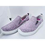 Ryka Slip-On Shoes with Zip Detail Ally Heathered Pink Taupe Women’s Store Worn Photo 4