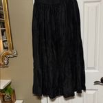 Chaus 100% Silk Black Midi Skirt Size Small Photo 4