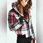SAM. Freestyle Down Bomber Jacket Alpine Plaid Wind & Water Resistant XS NWT Multiple Photo 2