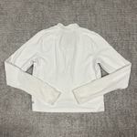 Lululemon It's Rulu Run Cropped 1/2 Half Zip Top Womens 4 6 Off White Shirt Photo 2