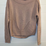 Aeropostale Baby Pink Coquette Y2K V Neck Fitted Knit Sweater XS Coquette Photo 0