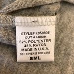 Emma & Sam  Gray Racerback Tank Size Small Photo 4