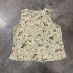 Notations  Sage Green Y2K Fairycore Floral Blouse L Photo 3