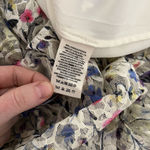 Free People Cherry Blossom Sheer Mesh Maxi Gown Dress Size 4 Photo 8