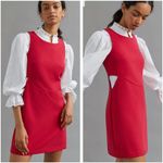 Mare Mare x Anthropologie Red Cutout Shift Dress Size Large Sleeveless Mini Photo 3