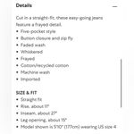 Good American  Good Boy Frayed Outseam Washed Black Jeans Photo 11