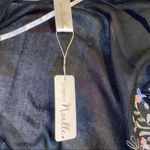 Simply Noelle black embroidered floral shawl (wrp2018-blk) new one size Photo 6