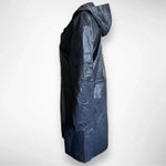 Fabletics  Kenna Navy Blue Cargo‎ Convertible Rain Jacket Small | EUC Photo 3