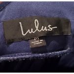 Lulus Navy Blue Lace Formal Maxi Dress Photo 1