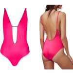 Topshop Hot Pink One Piece Swimsuit Size 6 NEW Photo 1